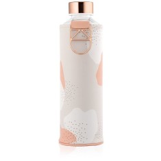 Equa Mismatch sticlă pentru apă + husă din piele artificială culoare Heavens 550 ml