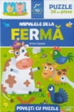Povesti cu puzzle. Animale de la ferma