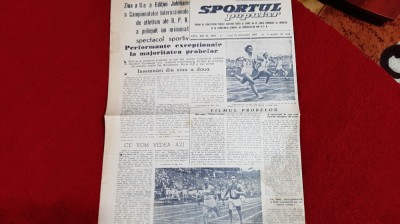 Ziar Sportul Popular 16 09 1957 foto