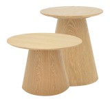 Cumpara ieftin Set 2 masute de cafea Kayano Pako World Natural 60x60x50 cm