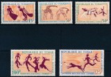 CHAD 1967, ROCK PAINTINGS - SERIE COMPLETĂ MNH