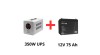 Qoltec Alimentare ne&icirc;ntreruptibilă pentru pompe de circulație 350W + acumulator 75Ah