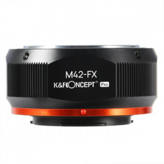 K&amp;amp;F Concept M10115 M42-FX PRO adaptor montura M42 la Fuji X-Mount KF06.434 foto