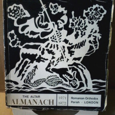 The Altar Almanach 1971-1972 (articole in lb. romana ,eng. si fr.) carte rara