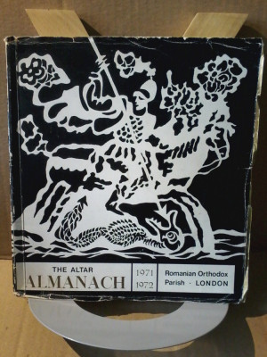 The Altar Almanach 1971-1972 (articole in lb. romana ,eng. si fr.) carte rara foto