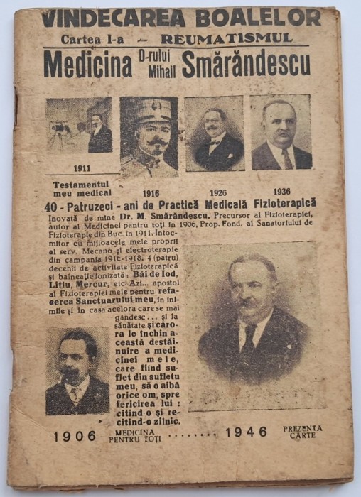 Smarandescu , Vindecarea boalelor 1946
