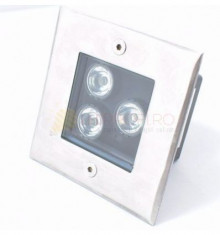 SPOT LED 3W PAVAJE PATRAT NATURAL foto