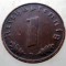 B.014 GERMANIA 1 REICHSPFENNIG 1937 D