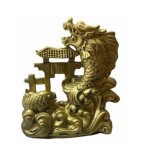 Poarta peste cu dragon din rasina 10,5 x 9 cm, Model TT45