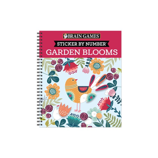 Brain Games Sticker by Number in the Garden