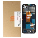 Display LCD cu Touchscreen si Rama Realme C33 4G Negru Original Service Pack
