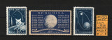 Rom&acirc;nia, 1959 | Cosmonautică, cartografiere lună, Lunik 3 - Cosmos | MNH | aph, Spatiu, Nestampilat