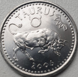 Monedă 10 shillings 2006 Somaliland, Taur, unc