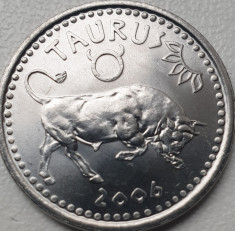 Monedă 10 shillings 2006 Somaliland, Taur, unc foto