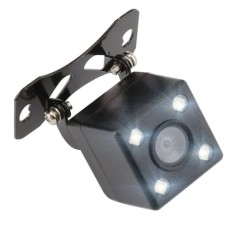 Camera auto marsarier, cu 4 leduri iluminare, unghi de filmare 140 &deg;, rezistenta la apa, negru
