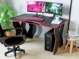 Birou Pc Kl 9.0 Wenge+Rosu, MP