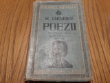 M. EMINESCU - POEZII - G. Calinescu (editie) - Biblioteca Nationala, 1943, 286p.