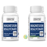 Pachet Magnesium Bisglycinate (Magneziu Bisglicinat) 30cps+30cps