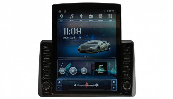 Navigatie Dacia Duster Dupa 2020 AUTONAV Android GPS Dedicata, Model XPERT Memorie 64GB Stocare, 4GB DDR3 RAM, Display Vertical Stil Tesla 10&quot; Full-To