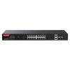 Switch 16 porturi Gigabit PoE, 2 x RJ45 Gigabit Uplink, 2 x SFP Gigabit, 1U - IP-COM G1120P-16-250W