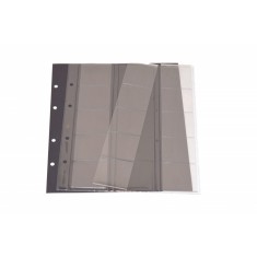 Set 2 folii pentru monede, Premium, cu 30 buzunare pentru monede de pana la 44 mm si foi de carton negru