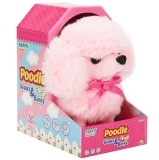 Jucarie de plus interactiva, catelus Pudel, Puffy Friends, Roz