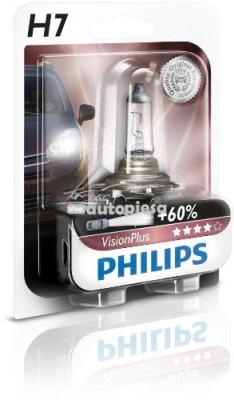 Bec Philips H7 Vision Plus 12V 55W 12972VPB1 foto