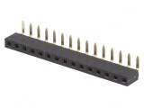 Soclu Şiruri Pini Mamă 15P 90&deg; 2,54mm THT 1x15