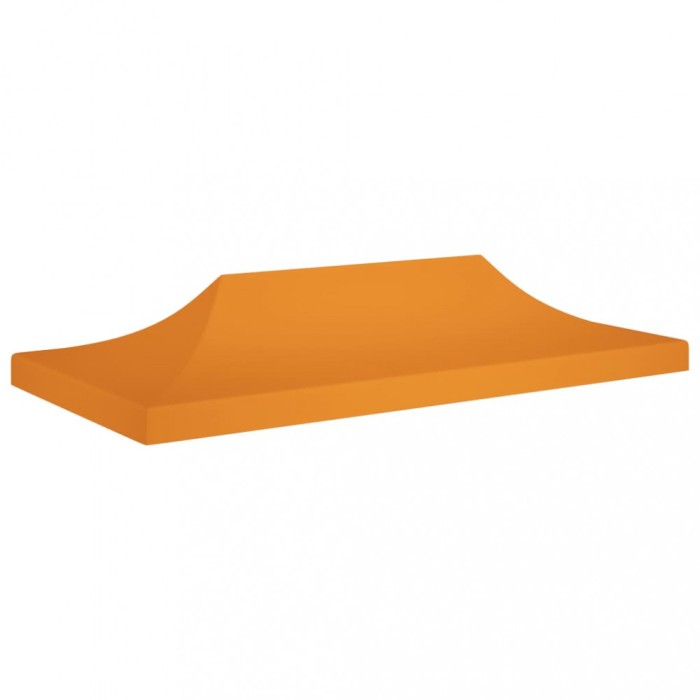 vidaXL Acoperiș pentru cort de petrecere, portocaliu, 6x3 m, 270 g/m&sup2;