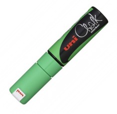 Marker cu creta lichida verde fluorescent Uni-ball Chalk PWE-8K foto
