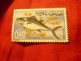 Timbru Maroc 1967 - Pesti ,val. 0,4ch, Nestampilat