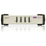 Switch KVM 4-Port PS/2-USB, 4x Custom KVM Cable Sets, Non-powered