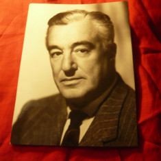 Fotografie Vittorio de Sica , 18x24cm -regizor și actor de film italian