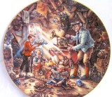 FARFURIE DECORATIVA PORTELAN WEIMAR COLECTIA IN VIZITA LA BUNICI BARADEX IN EDITIE LIMITATA ANUL 1994