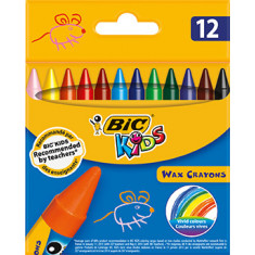 Bic Kids Wax Crayons 12 Buc 36006920