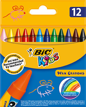 Bic Kids Wax Crayons 12 Buc 36006920 foto