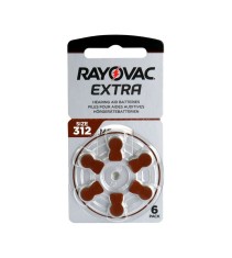 Rayovac Extra Advanced 312 / PR312 / PR41 baterii aparate auditive-Conținutul pachetului 1x Blister