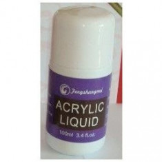 Solutie Acril Lichid Pentru Mixarea Pudrelor Acrylice 100ml foto