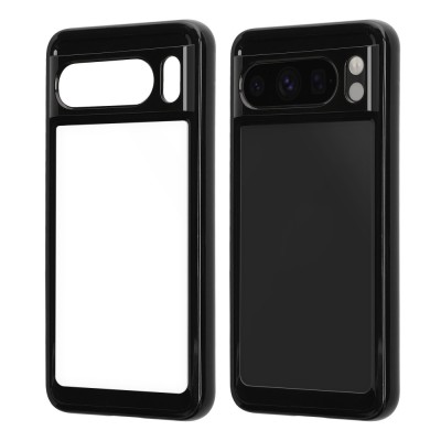 Husa Kwmobile pentru Google Pixel 8 Pro, Transparent/Negru, Silicon, KWM000020JJ001C foto