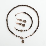 Cumpara ieftin Set Lilou din cuarț fumuriu