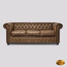 Chesterfield Canapea 3 Locuri Brighton FT Vintage C1059