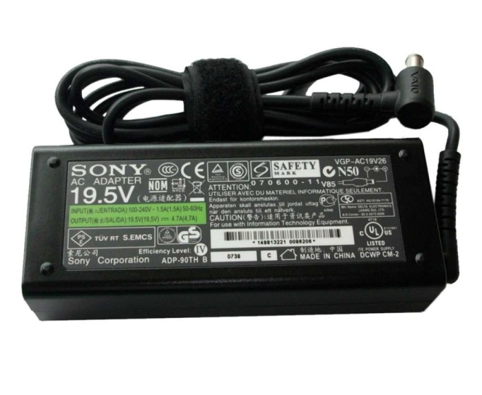 Incarcator Sony Vaio VPCCA3s1e p, Vaio VPCCA3s1e r, Vaio VPCCA3s1e w, Vaio VPCCA4S1E, Vaio VPCCA4S1E D, Vaio