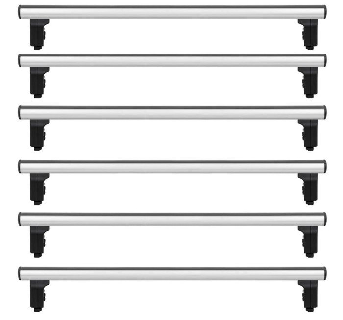 Bare transversale Mercedes Sprinter II (W906), model 2006-2018, L1,L2,L3,L4 - H1,H2,H3, Menabo Professional Airdyn