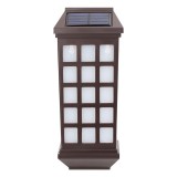 Lampa solara LED tip Felinar pentru perete eMazing, 23 x 9 cm, 1.2V, ABS, 600mAh, rezistent la apa, alb rece