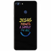 Husa silicon pentru Huawei Y9 2018, Jesus Paints A Smile In Me