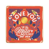 Galison Love You To The Moon and Back Porcelain Tray