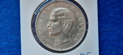 GERMANIA 3 MARK 1909 A OTTO KOENIG BAVARIA foto