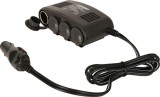 Priza auto multipla Carpoint cu 4 iesiri de 12V, max 10A, cablu de 125cm