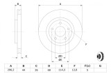 BOSCH 0 986 479 358 Disc frana