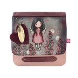 Geanta fashion cu clapeta Gorjuss-Little Wings, Jad